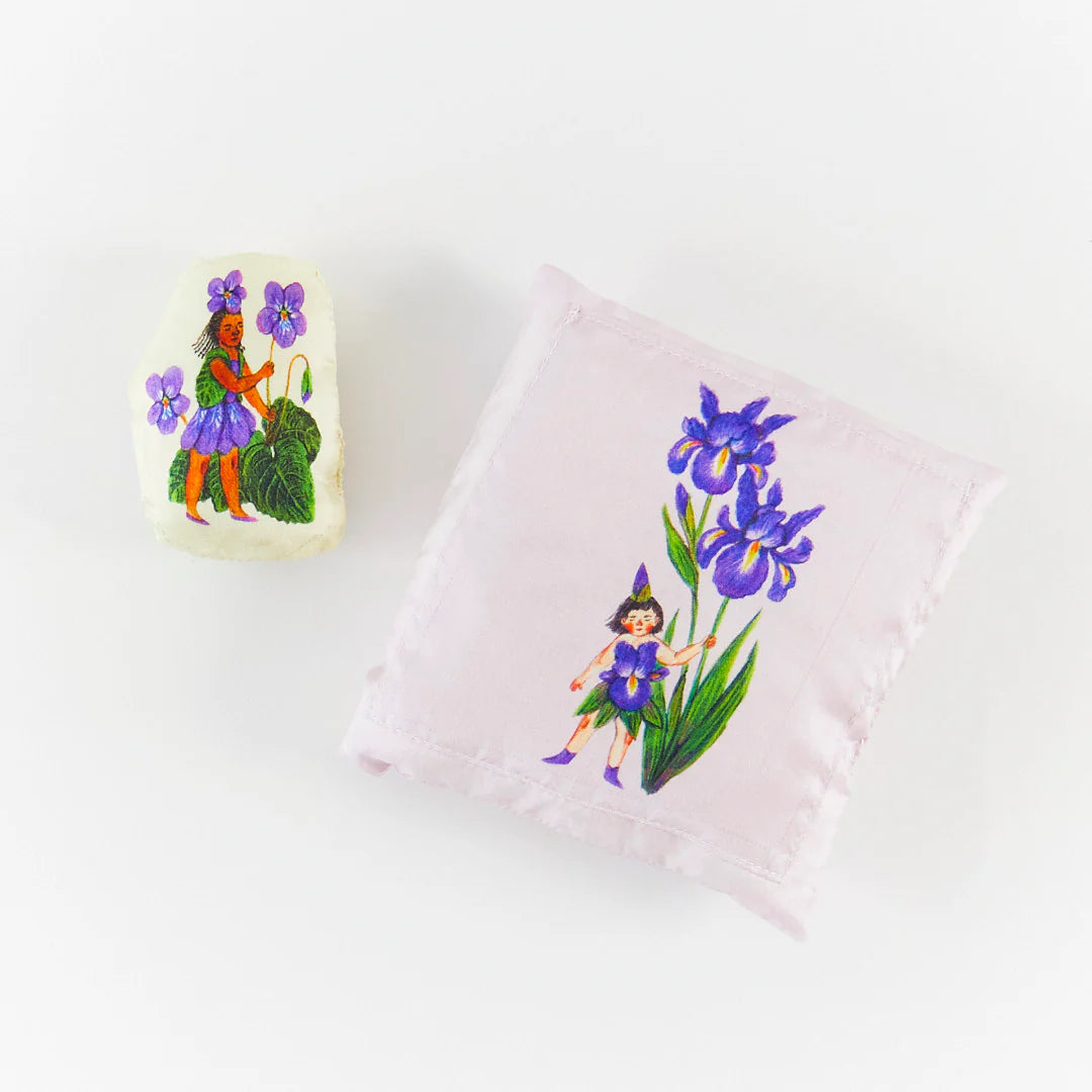 Purple Tooth Fairy Pillow and Fairy Set