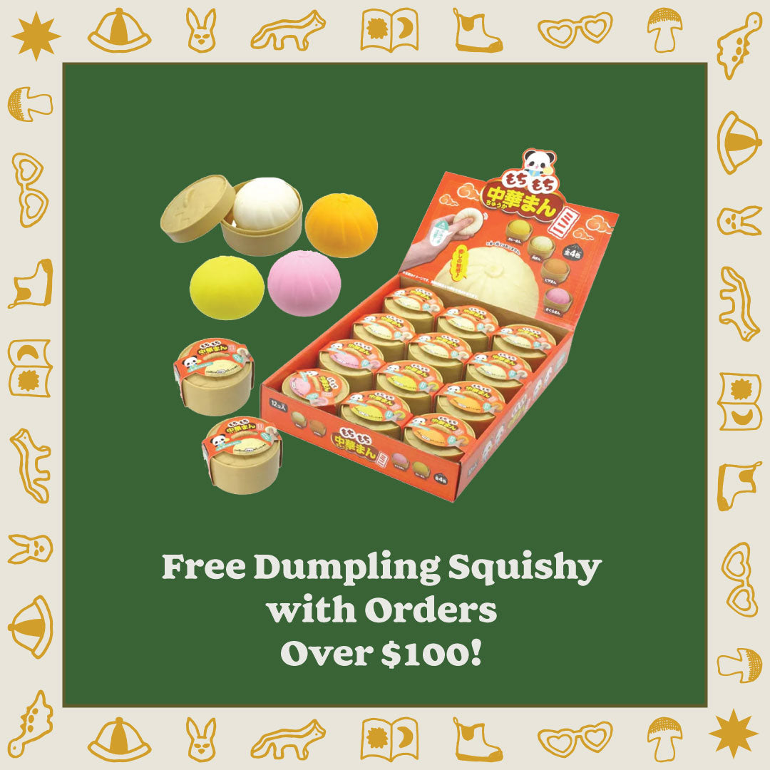 Free Dumpling Squishy with Orders Over $100!
