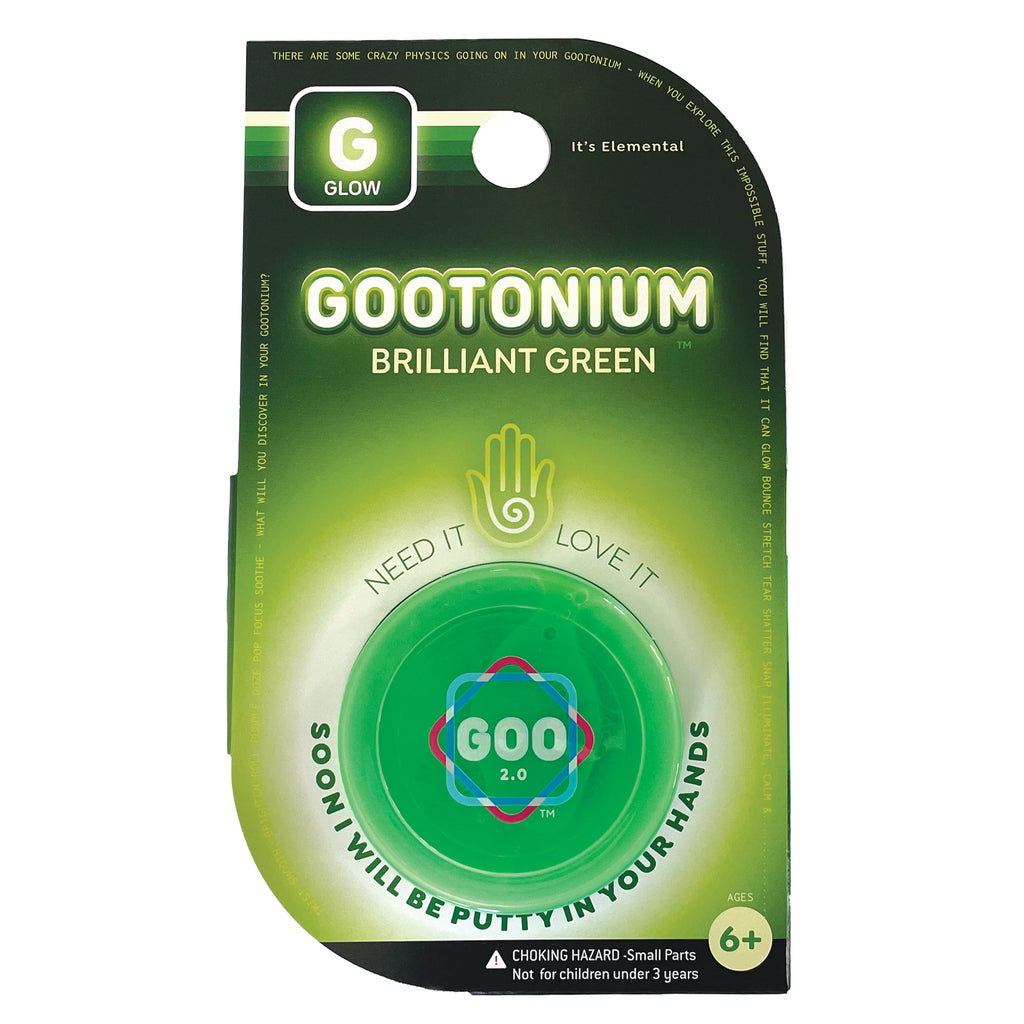 NEW Gootonium: Glowing Green putty