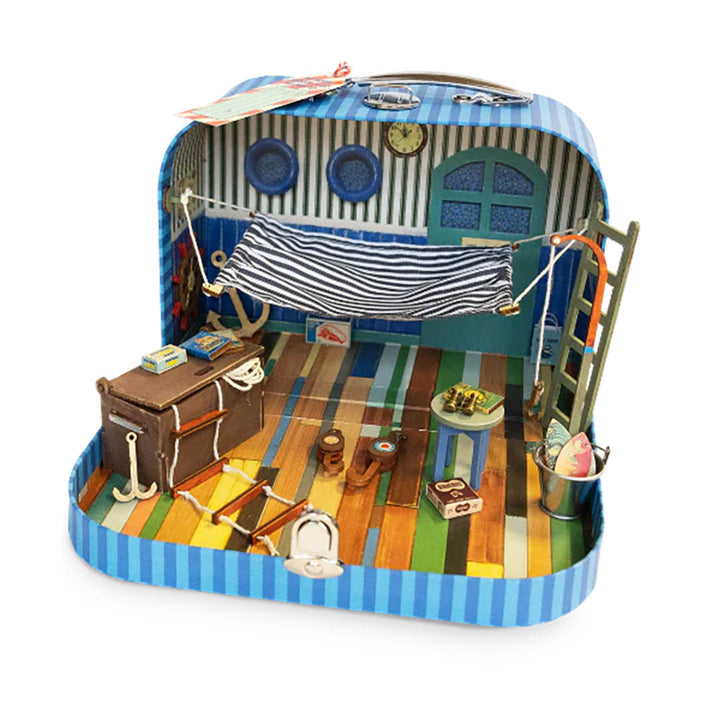 Mouse Mansion To Go Suitcase- Grandpa Sailor's Cabin