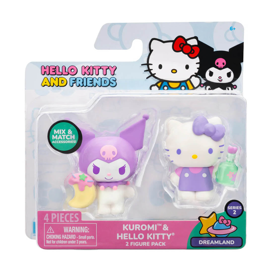 Hello Kitty & Friends 2" Dreamland 2 Figure Pack