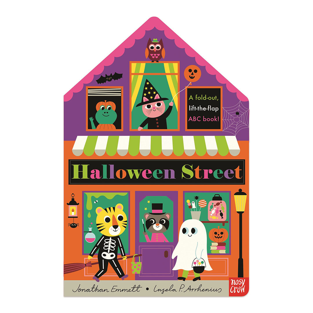 Halloween Street: A Fold-Out, Lift-the-Flap ABC Book!