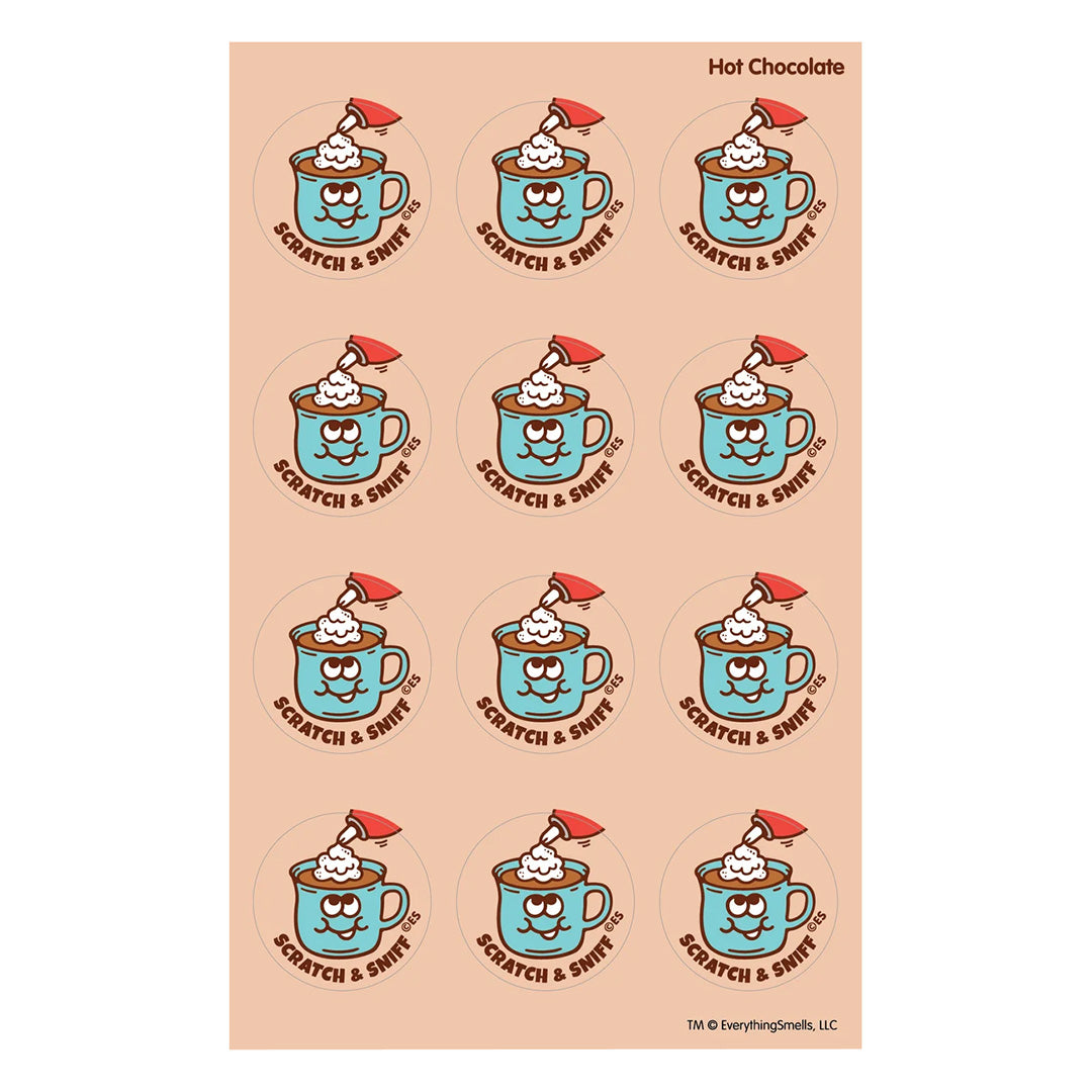 Hot Chocolate Scratch & Sniff Stickers
