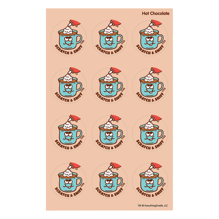 Hot Chocolate Scratch & Sniff Stickers