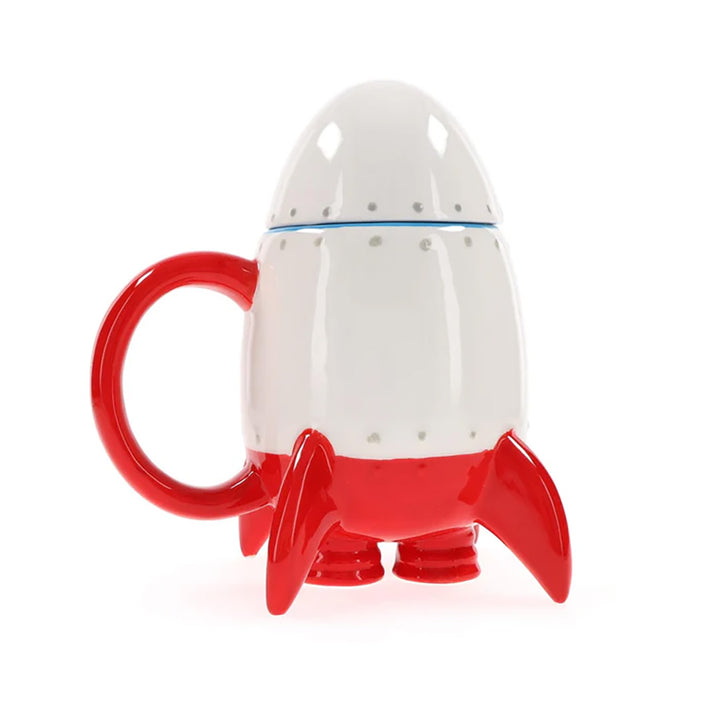 Peanuts Snoopy in Space Rocketship Molded Mug with Cap (16oz)