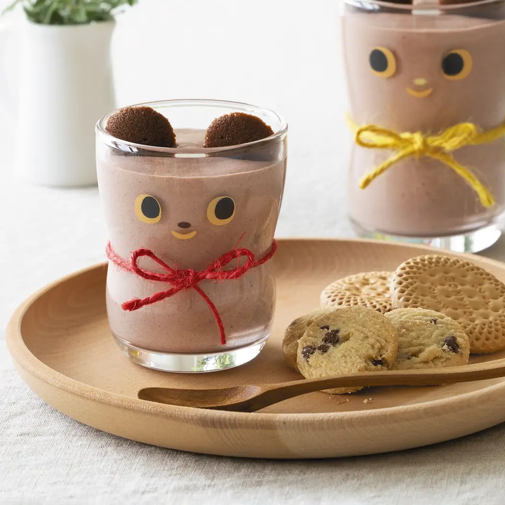 NEW Japanese Kids Glass Cup- Smile Face (Small)