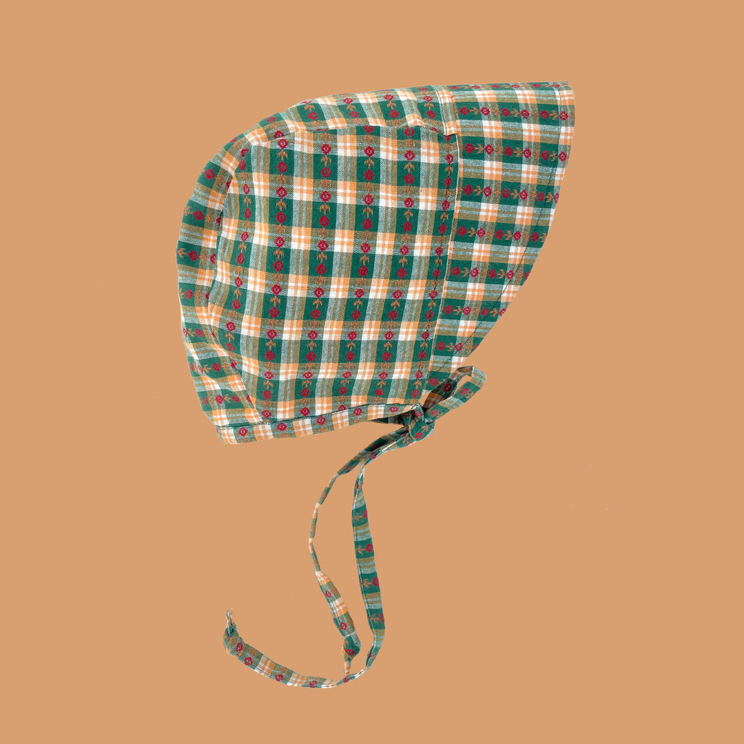 Kids Bonnet - Plaid #2