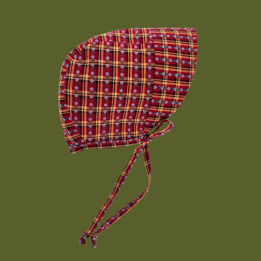 Kids Bonnet - Plaid #1