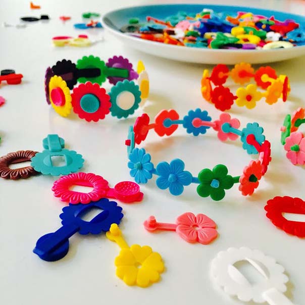 Retro Flower Jewelry Puzzle Set- Mini