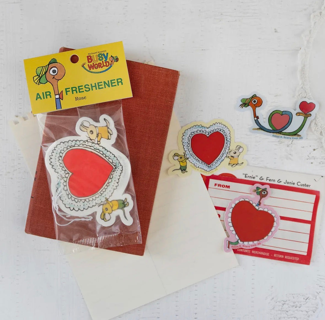 NEW Hearts Mice Richard Scarry Air Freshener