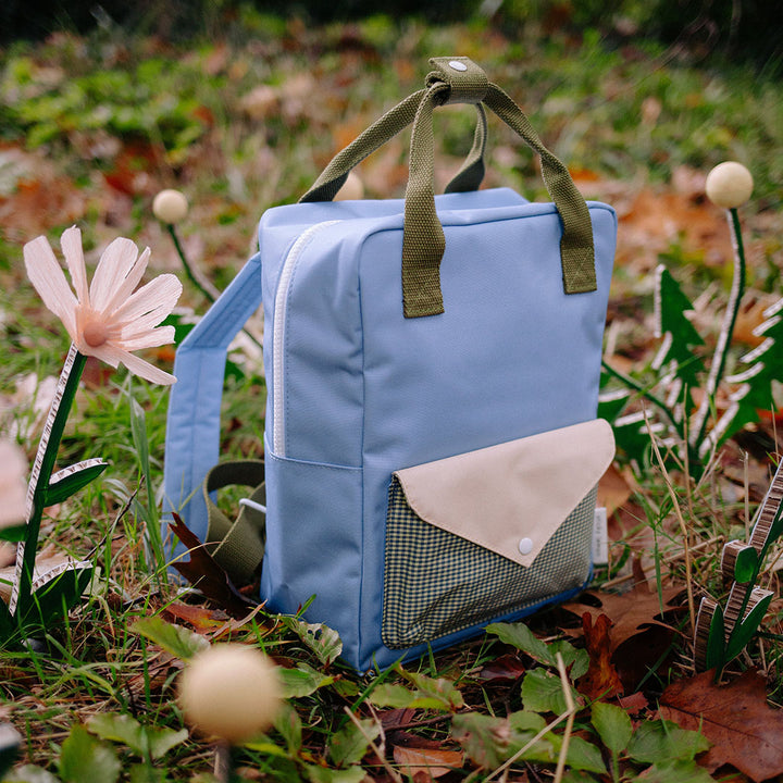 Medium Backpack Bag - Envelope - Cloud Blue