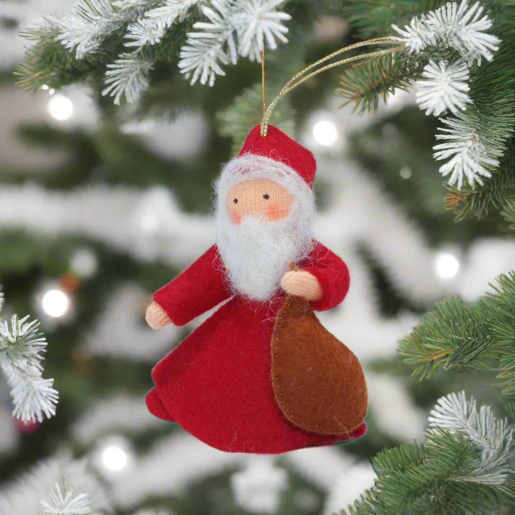 NEW Wool Felt:  Santa Claus