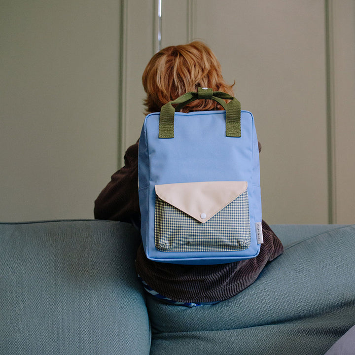Medium Backpack Bag - Envelope - Cloud Blue