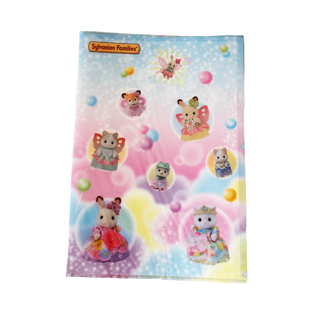 Calico Critters Paper File Folder- Rainbow Princess