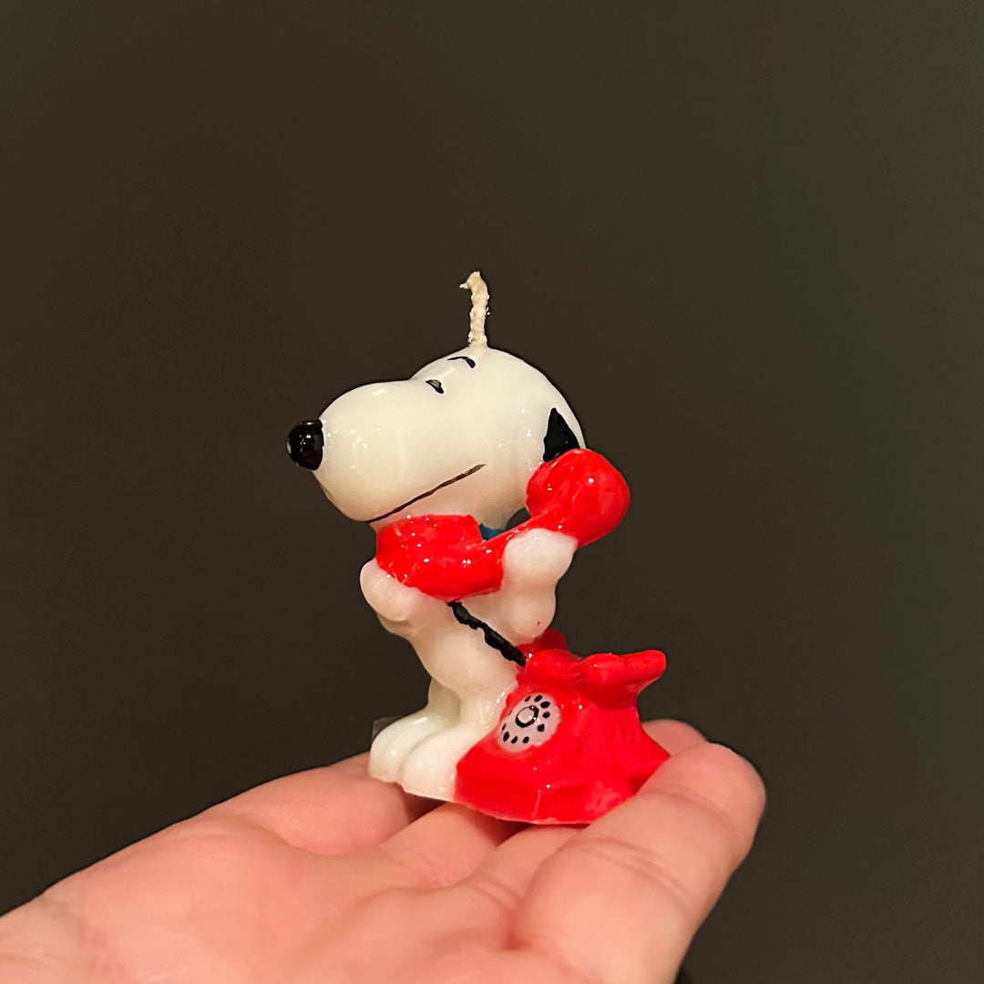 LIMIT 2 PCS: Snoopy Celebration Candles: Red