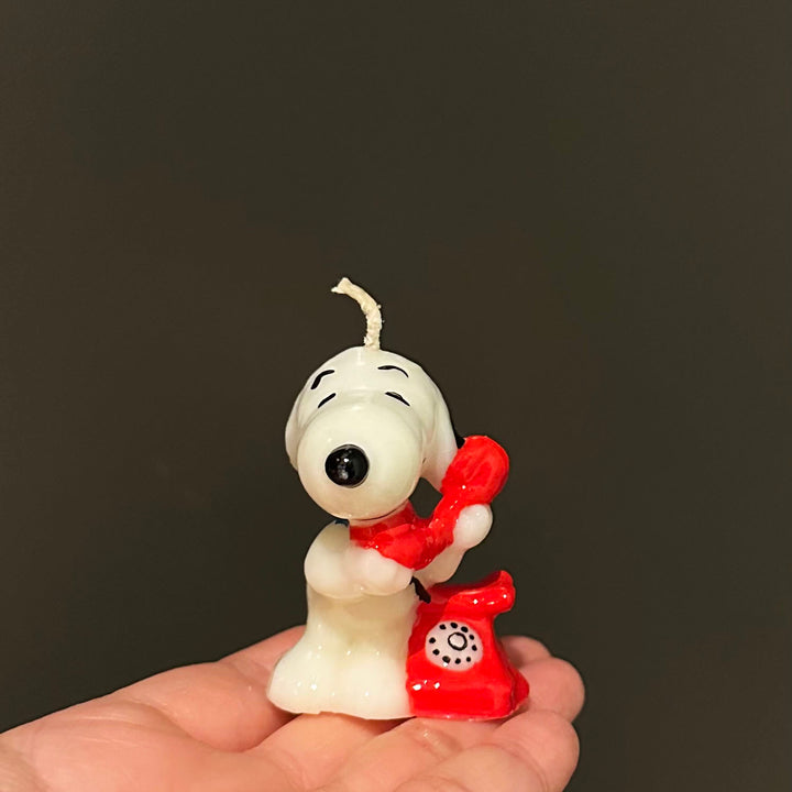 LIMIT 2 PCS: Snoopy Celebration Candles: Red