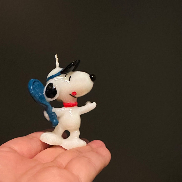 LIMIT 2 PCS: Snoopy Celebration Candles: Tennis