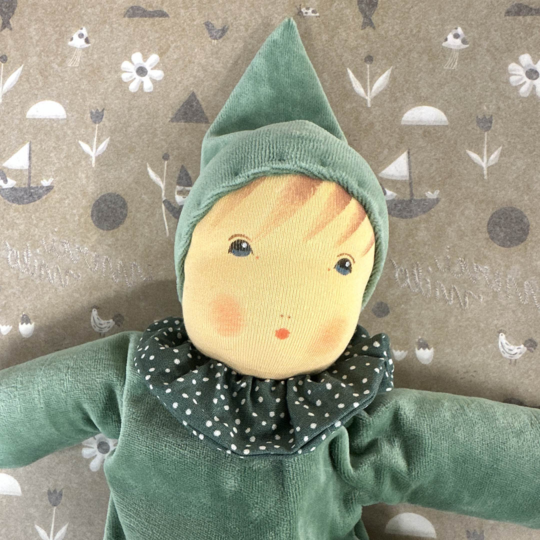 NEW Nanchen Baby Doll-Velvet Mint Green