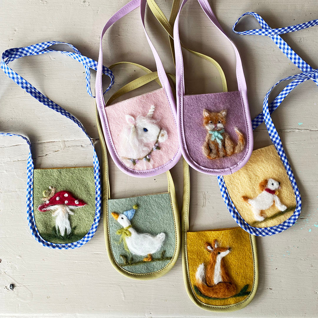 NEW Handmade Treasure Felt Pouches - Available in 6 Styles!