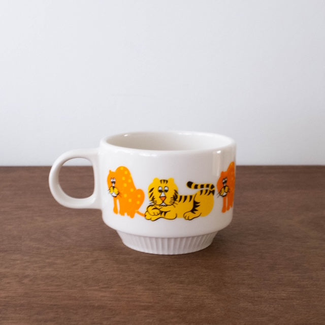 Retro Mug - Zoo Animals