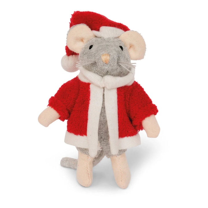 Santa Mouse Plush Doll
