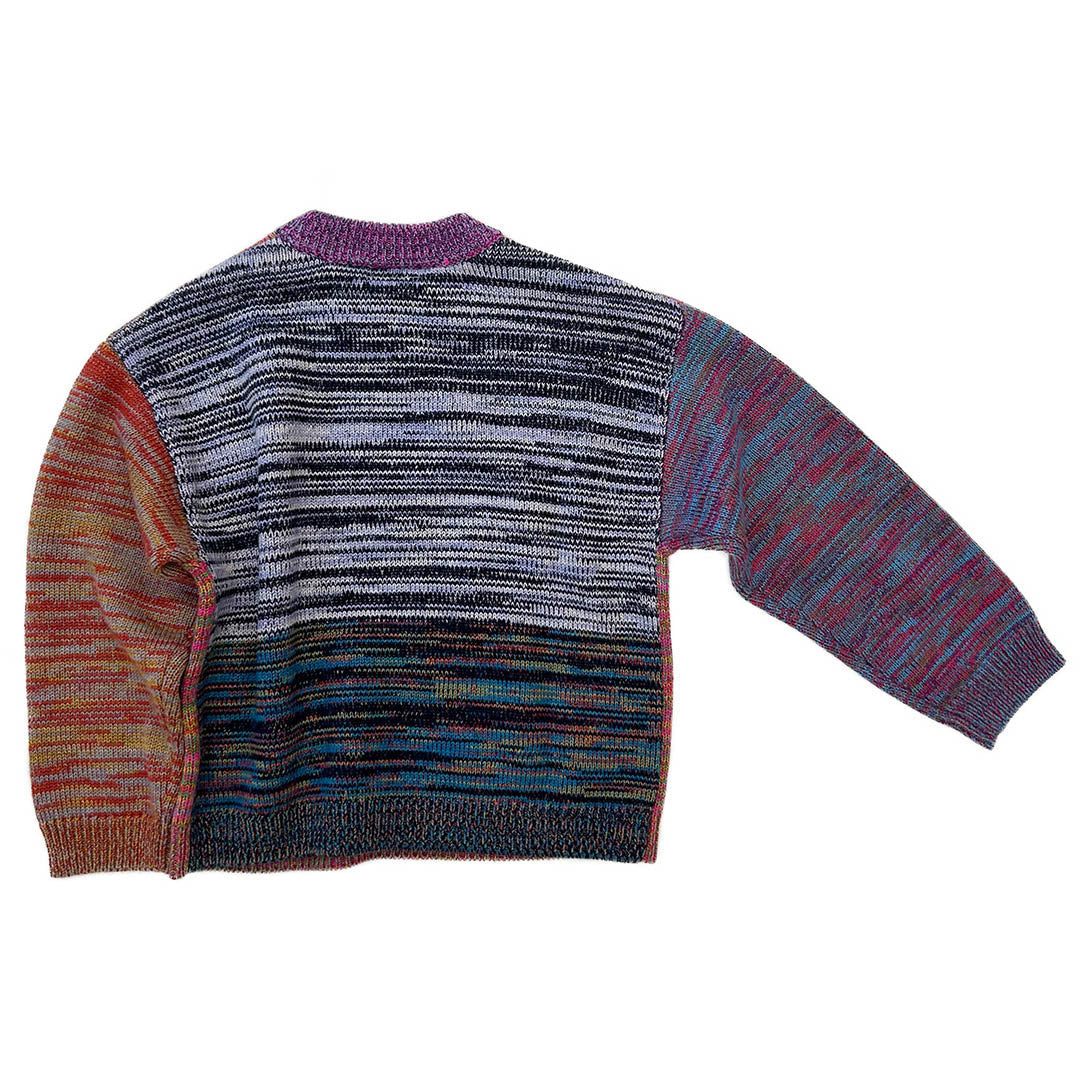 Waste Yarn Project Sweater, Kids Size 4-6, Version 1