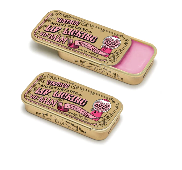 NEW Nostalgic Tin Natural Organic Lip Balm- Different Flavors Available!