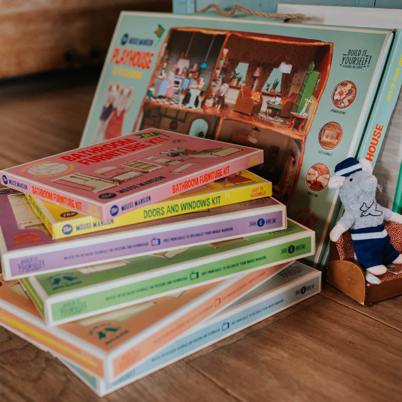 Mouse Mansion Wooden DIY Furniture Kits- Market Shop