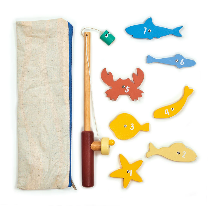 NEW Wooden Fishing Game