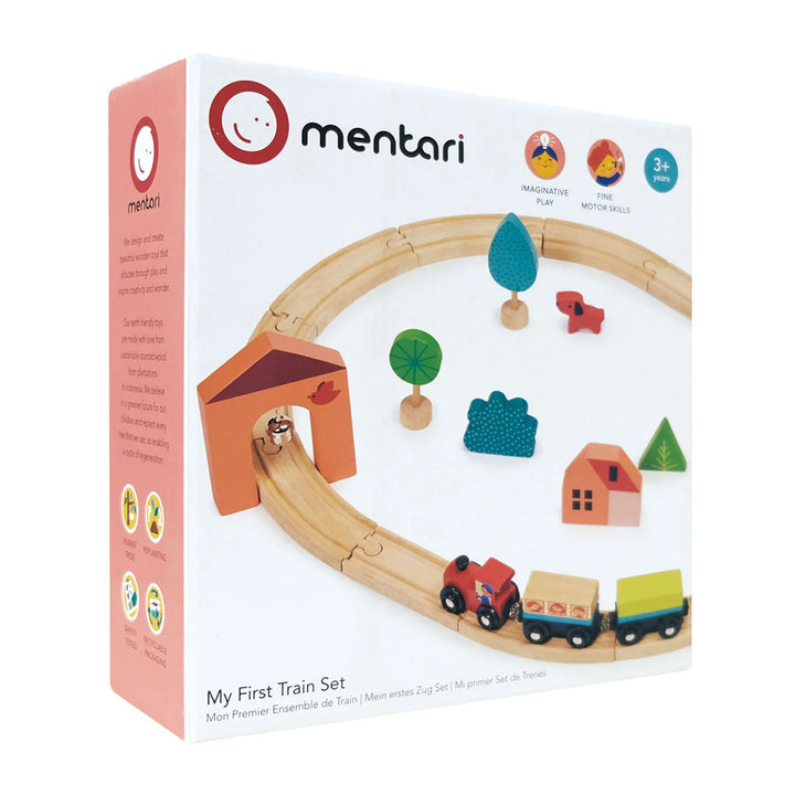 My First Wooden Train Set