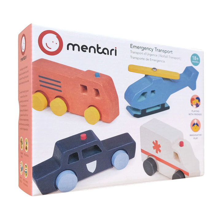Wooden Emergency Transport Car Assortment