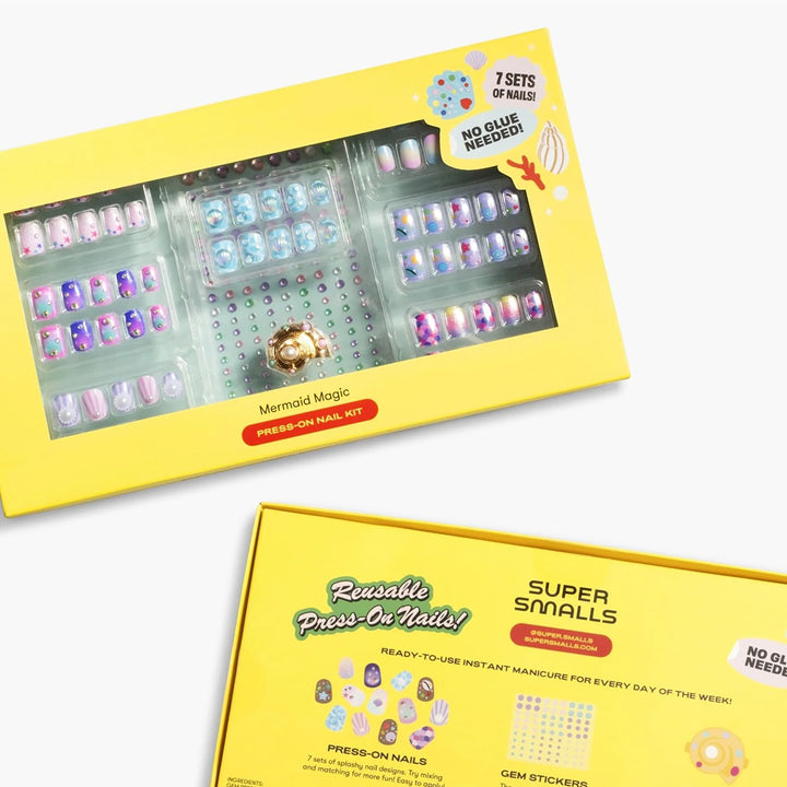 Mermaid Press On Nail Kit