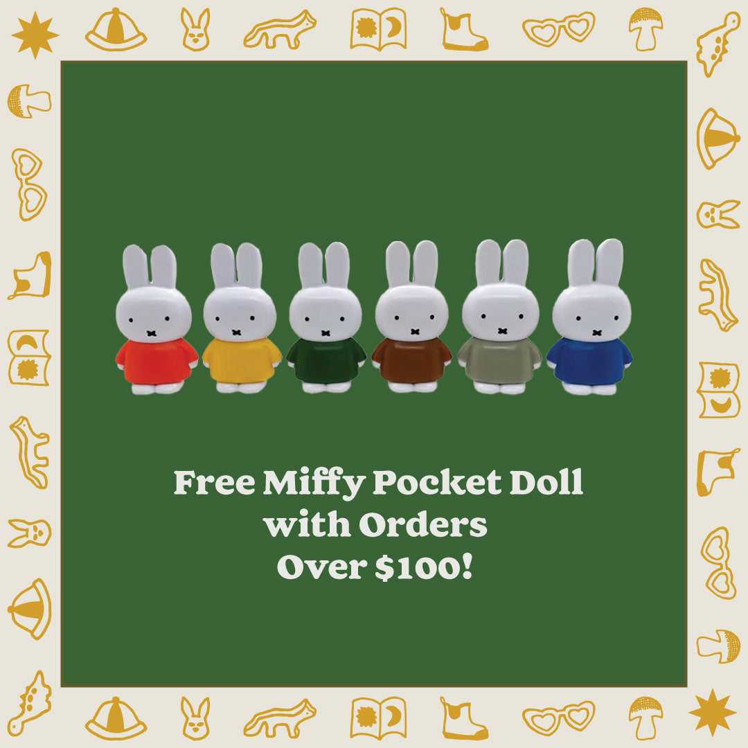 Free Miffy Pocket dolls with Orders Over $100!