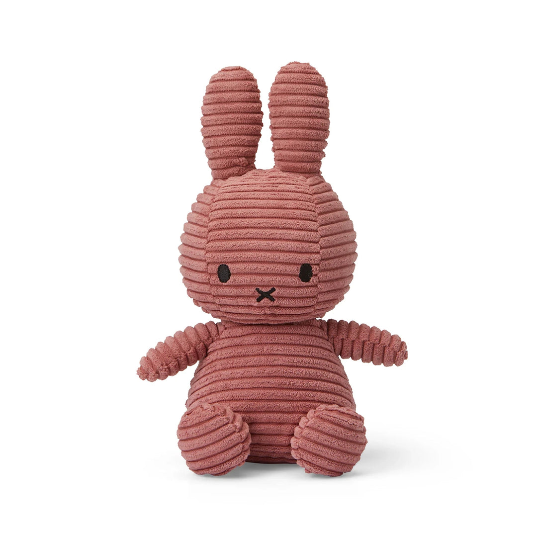 Miffy Corduroy Plush Doll - 9" Dusty Pink