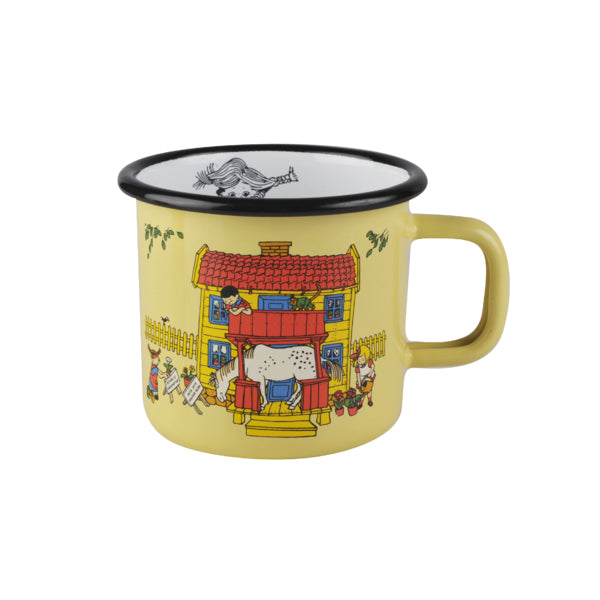 Enamel Character Mugs- Pippi Longstocking Yellow