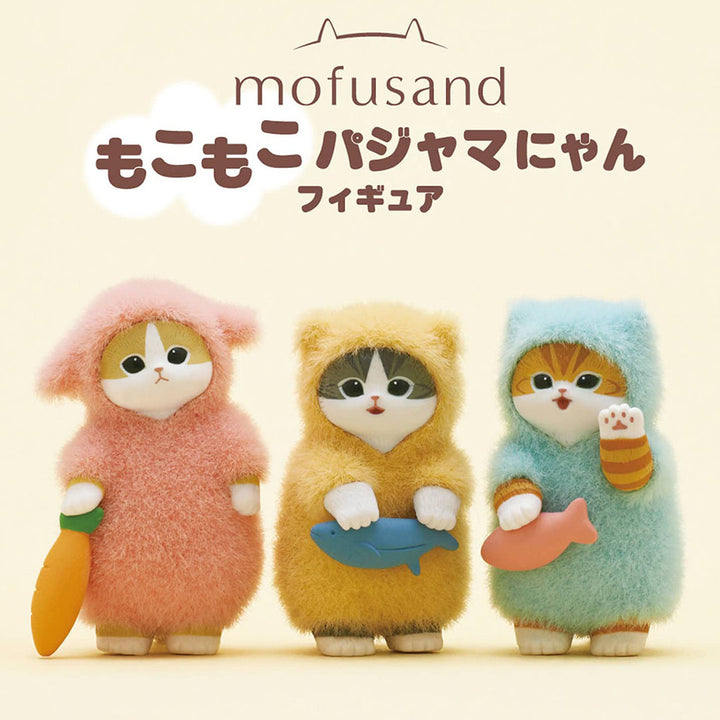Japanese Blind Boxes: Mofusand Fluffy Pajama Figurine