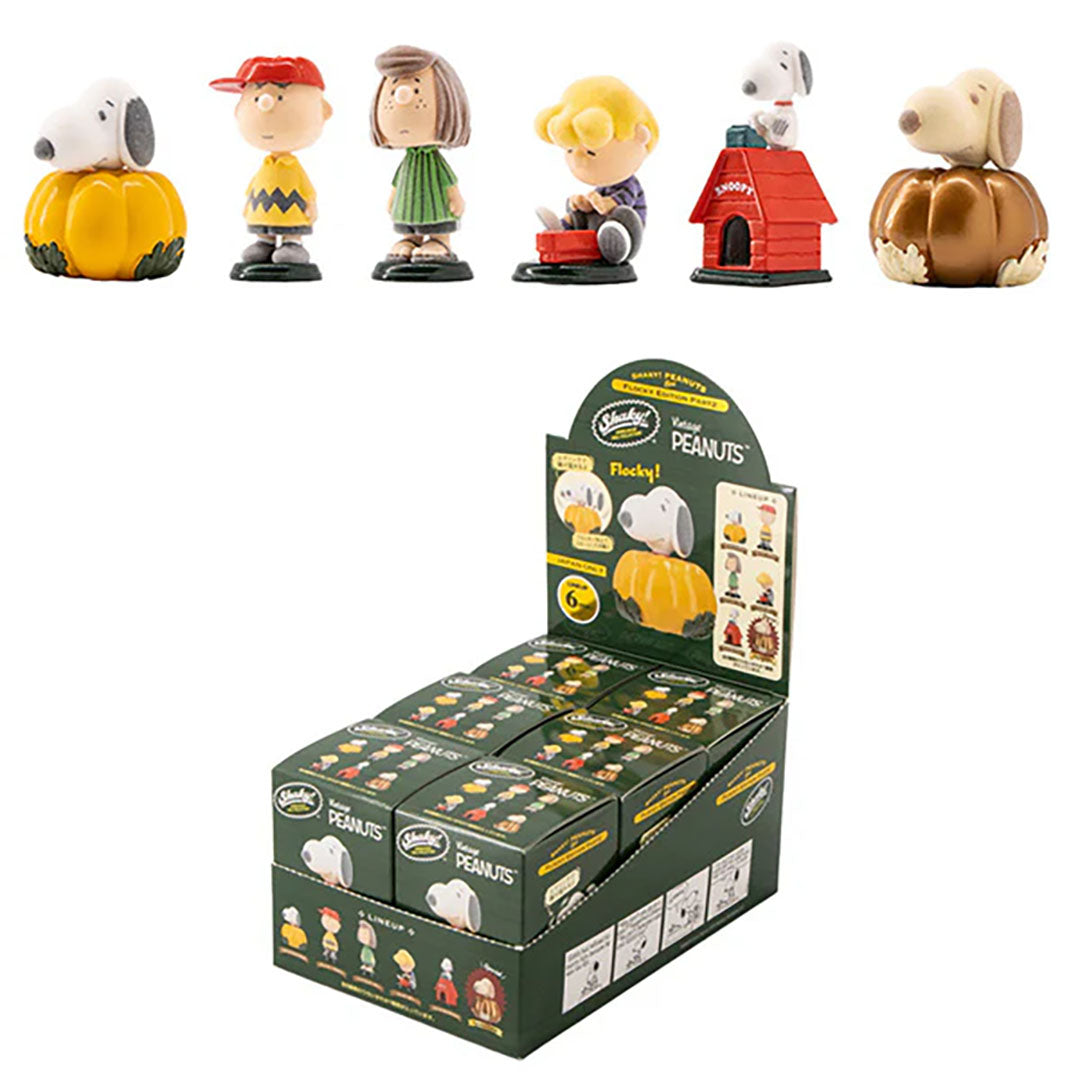 Japanese Blind Box- Vintage Snoopy Peanuts Shaky! Bobblehead Flocked Edition Part 2