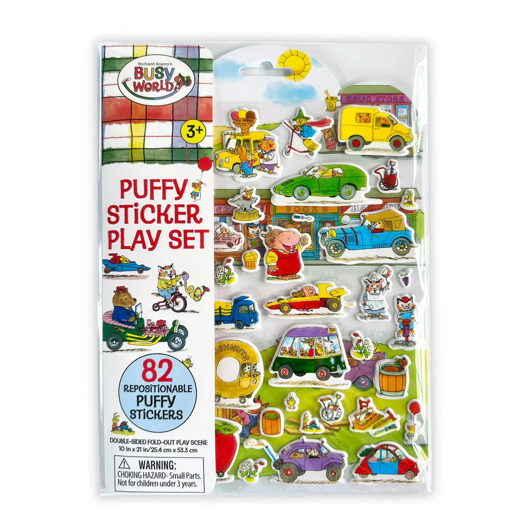 Puffy Sticker Play Busytown