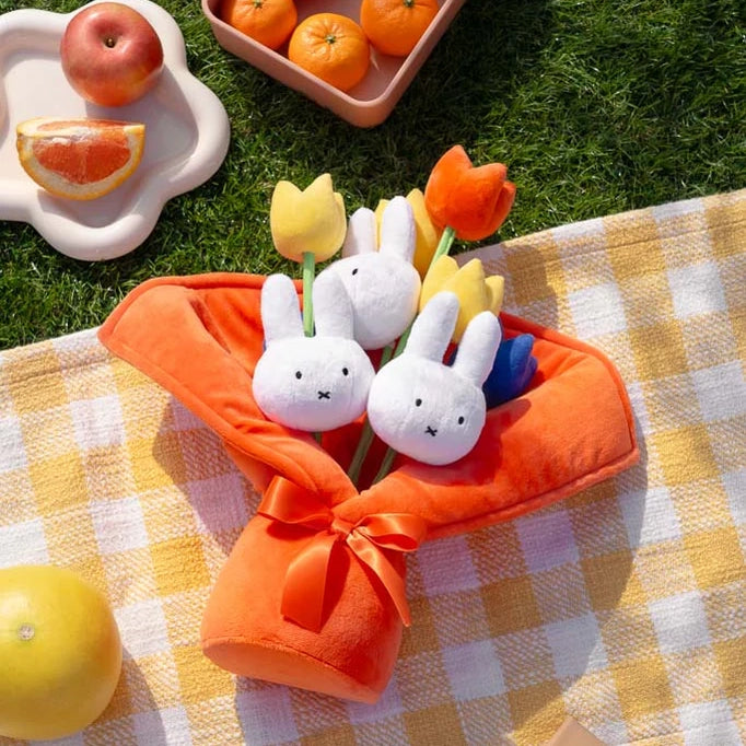 NEW Miffy Tulip Bouquet Plush