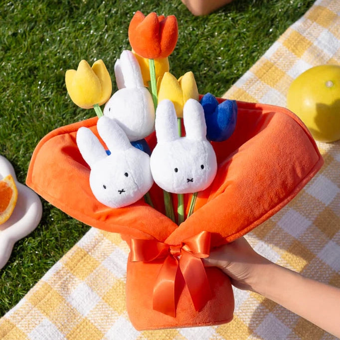 NEW Miffy Tulip Bouquet Plush