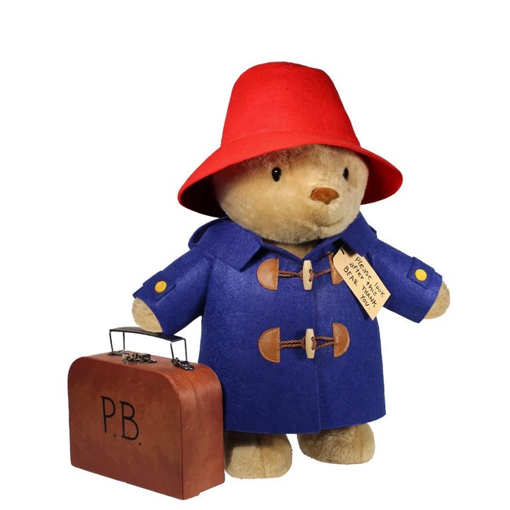 NEW Classic Paddington Bear 16" Soft Toy with Suitcase