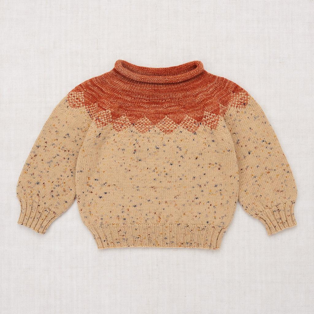 Pinecone Sweater- Camel Confetti
