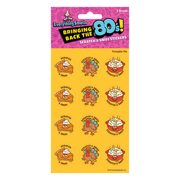 Pumpkin Pie Scratch & Sniff Stickers