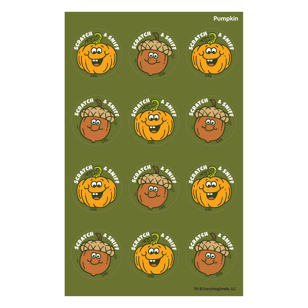Pumpkins & Acorns Scratch & Sniff Stickers