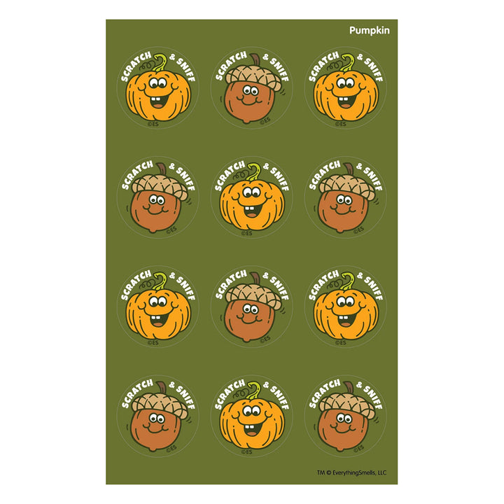 Pumpkins & Acorns Scratch & Sniff Stickers