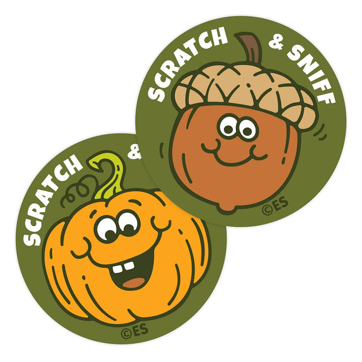 Pumpkins & Acorns Scratch & Sniff Stickers