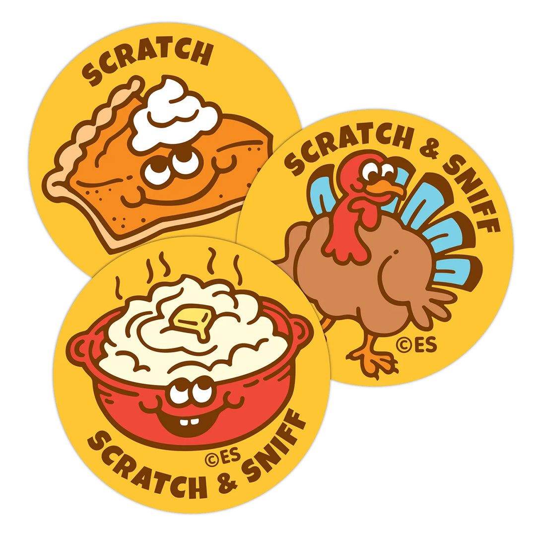 Pumpkin Pie Scratch & Sniff Stickers