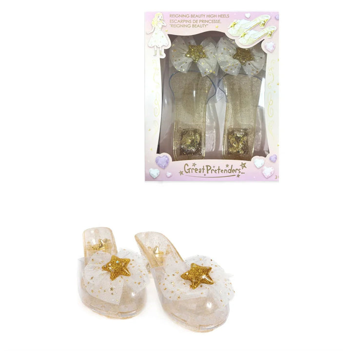 Reigning Beauty High Heels, Gold