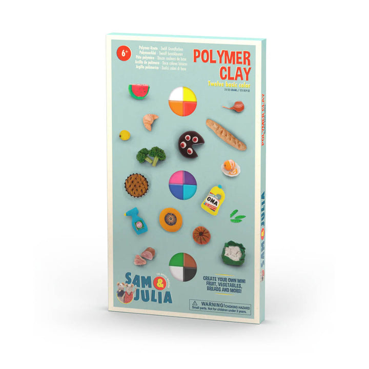 Polymer Clay - Set of 12 basic colors