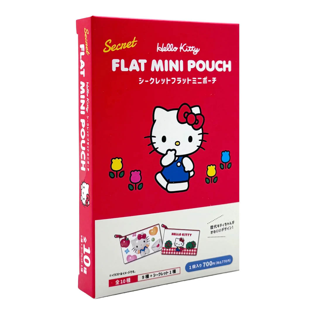 Japanese Blind Box: Official Hello Kitty Flat Mini Pouch